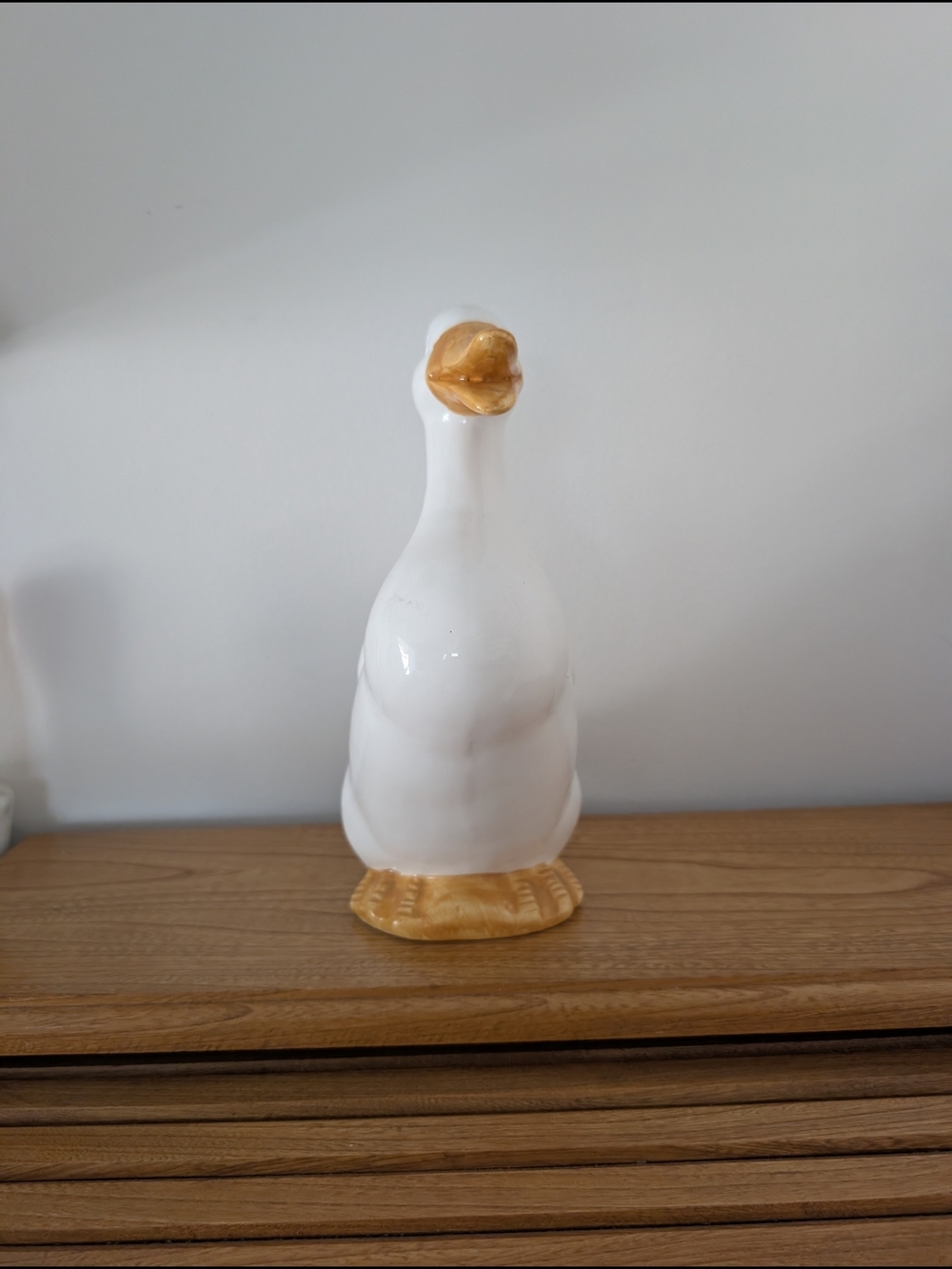 Vintage Ceramic Goose Figurine – Cottagecore Kitchen Decor - Picture 6 of 10